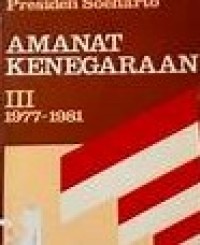 Image of Amanat Kenegaraan III (1977-1981)