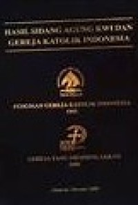 Image of Hasil Sidang Agung KWI dan Gereja Katolik Indonesia