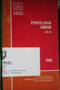 Image of Penyuluhan Hukum ke III : Tentang Bantuan Hukum