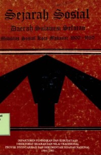 Image of Sejarah Sosial Daerah Sulawesi Selatan